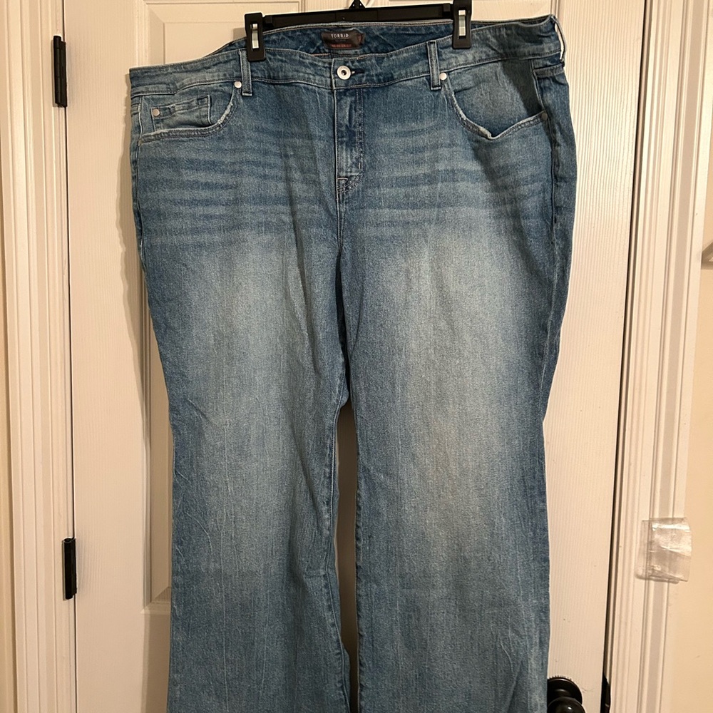 Torrid Light Blue Flare Jeans Size 26s